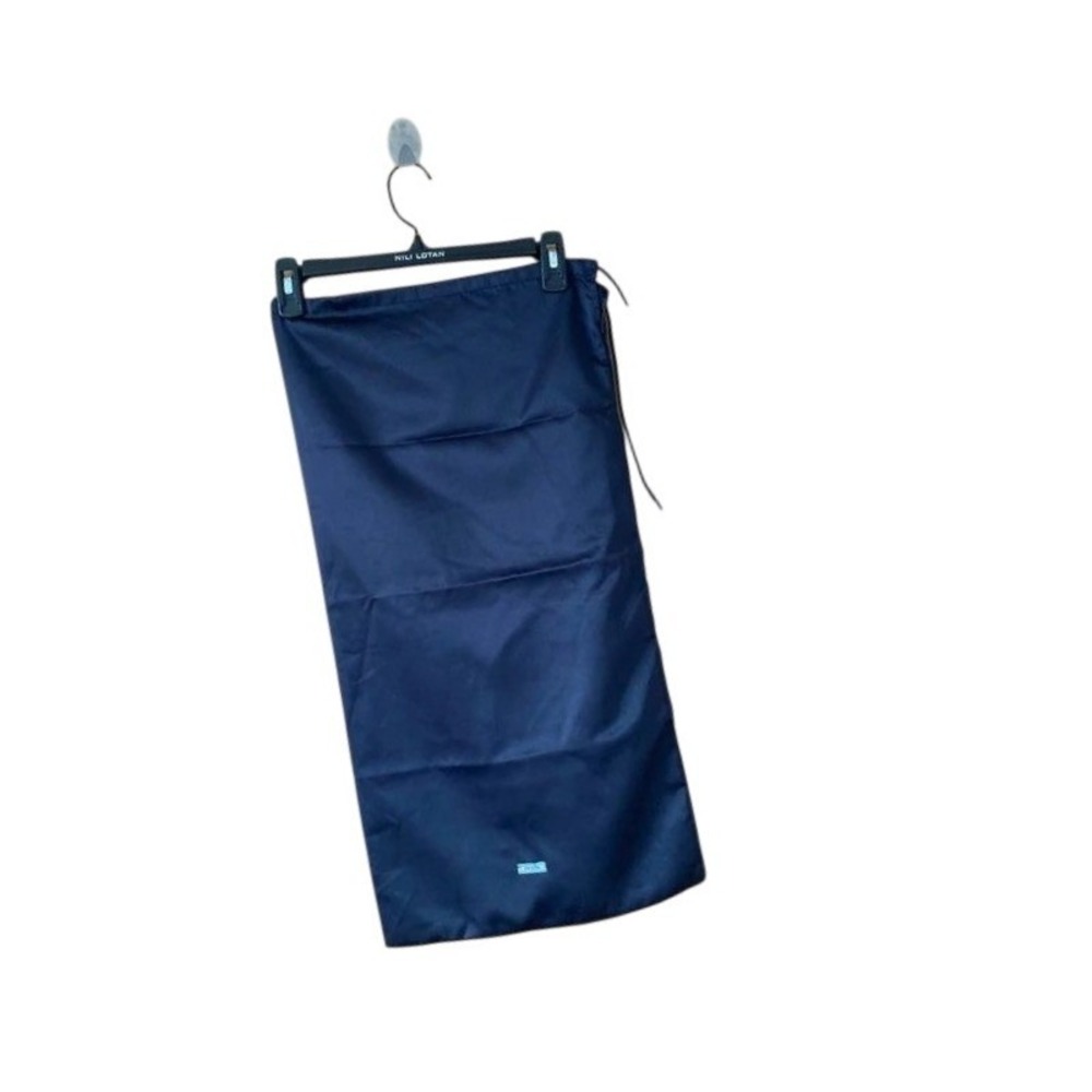 Prada Navy Blue Satin Drawstring Dust Bag for Handbags or Boots Large 26.5x15